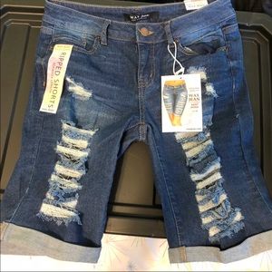 Fashion nova jean shorts